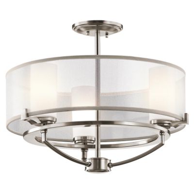 Saldana Semi-Flushmount by Kichler - Starlight Lighting USA and Canada